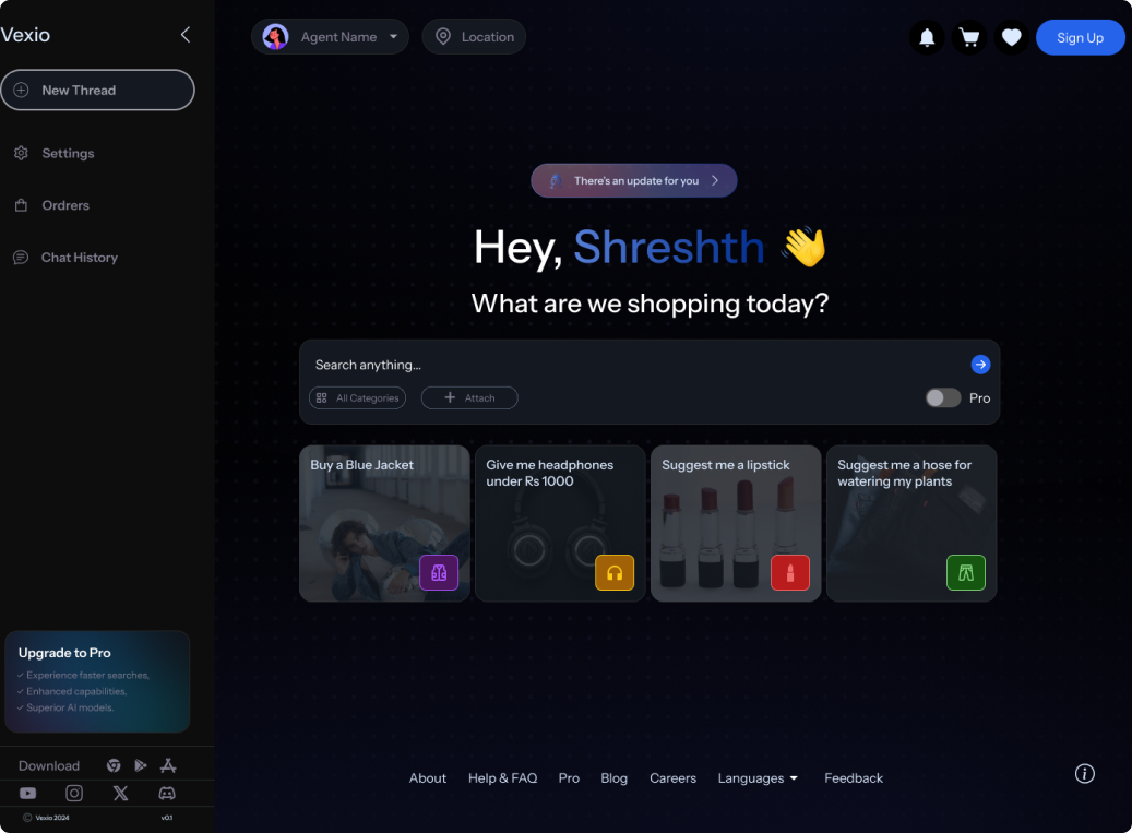 Vexio Screen